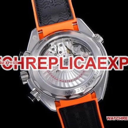 top-tier watch SeamasterN1 factory Omega600m black dial rubber braceletcaseback live photo