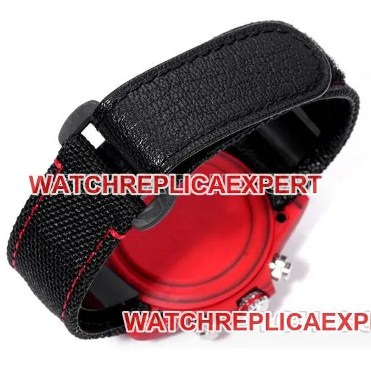 top-tier watch TW factory Rolex Daytonablack dial red shell black nylon braceletside live photo