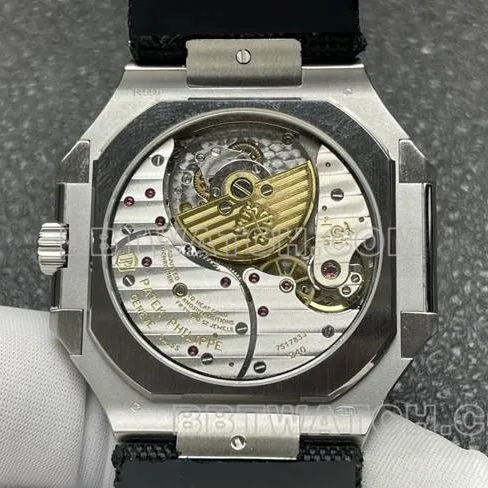 Top-Quality Watch: Patek Philippe P1 Factory CUBITUS Green Dial 5822P-001—Side View Photos
