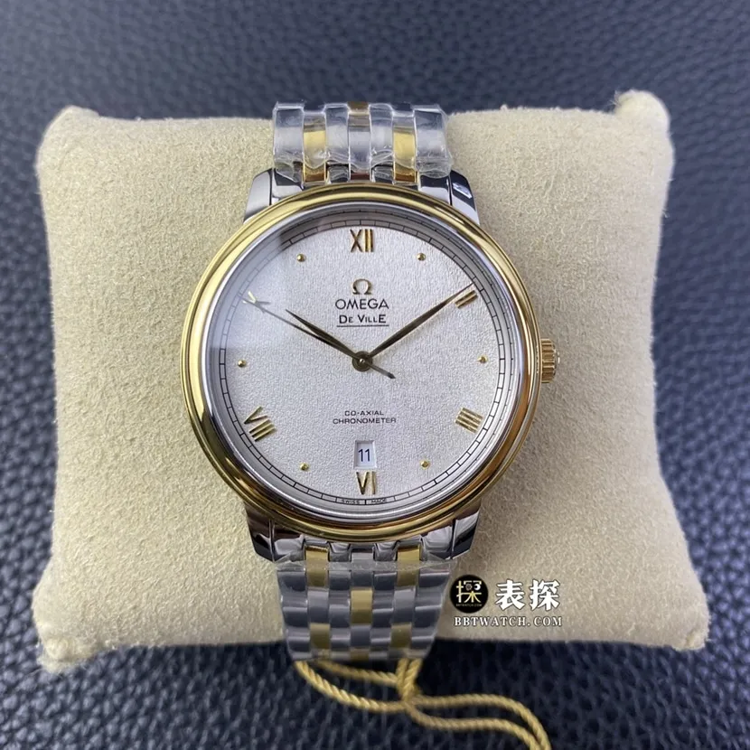 KY factory Omega De Ville watch men's silver dialsteel bracelet model pictures and prices front live photo