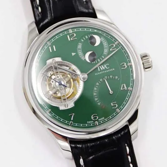How wide is the IWC Portuguese 7-day chain bracelet?