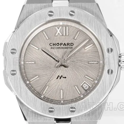 watch GH factory Chopard snow mountain proud wing light gray plate 41mm front live photo