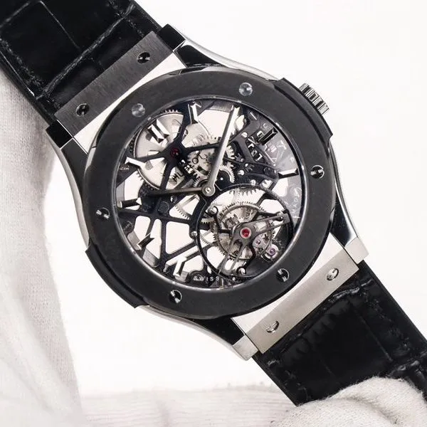 Hublotreplica watch (Hublot) classic fusion CLASSIC FUSION series tourbillon watch clasp picture