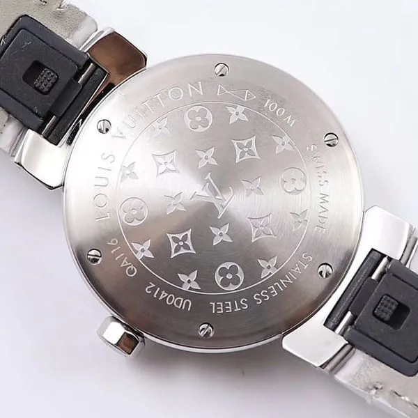 replicaLV ladies watch 34mm white dial high quality quartz watch detail shots