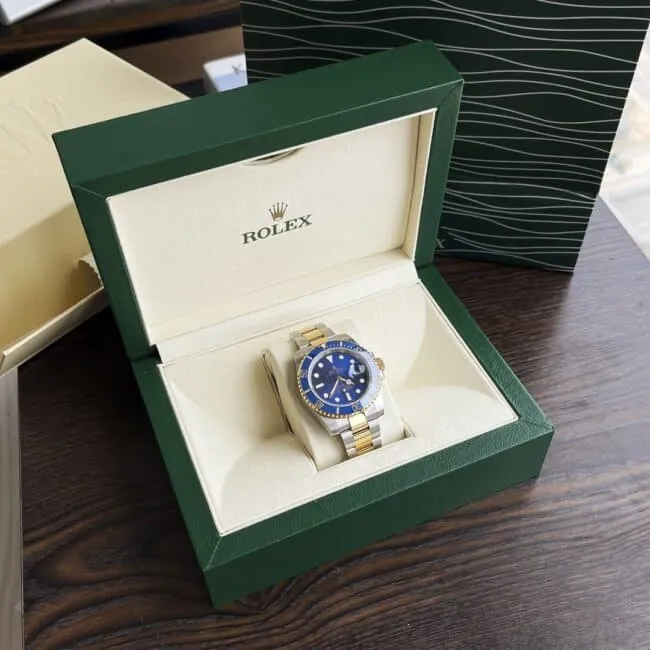 Dachang high-quality Rolex indirect blue dial Submariner series classic men's watch front view