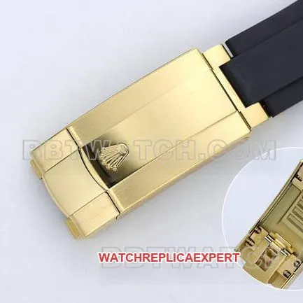 collectible watch ZF Factory Navigator Rolexblack dial9002 mechanical rubber braceletside live photo