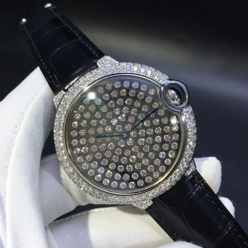 Cartier Blue Balloon Series South African Genuine Diamond 42mm Front View