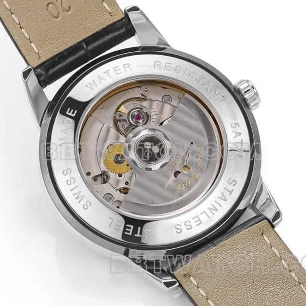 AD factory Longines classic replica1:1super cloneguilloché dialleather strap model L1.648.4.78.2side live photo