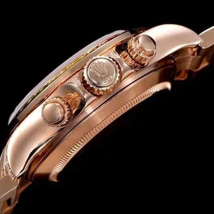 JH factory top-tier watch Rolexwhite dial gold belt Oyster Perpetual Cosmograph Daytona watch detail shots