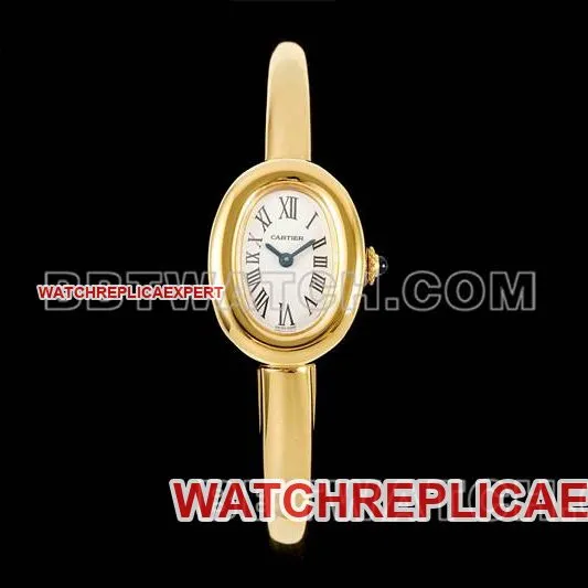 Cartier watch BLS factory bathtub 15 size quartz bracelet watch side live photo