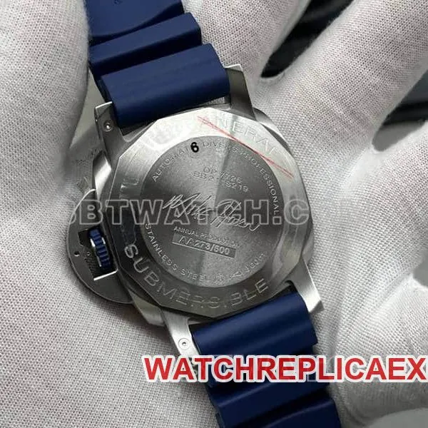 VSPanerai sneak top-tier 1:1super cloneblue dialPAM01676caseback live photo