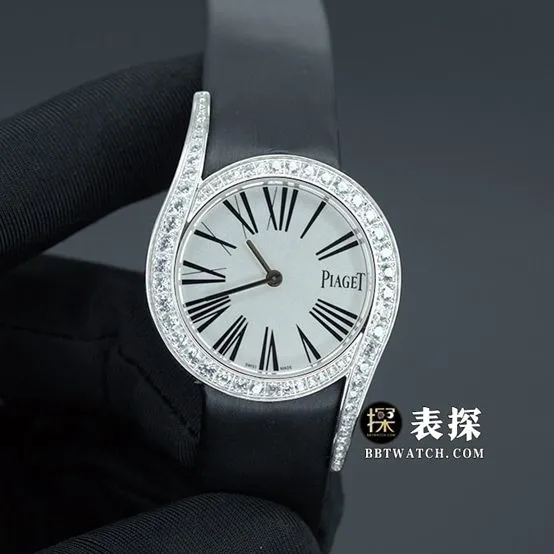 ZF Factory Piaget 69 Jewel Top Watch for Women, White Dial, Satin Finish - Pictures and Price - Side View Real Shot