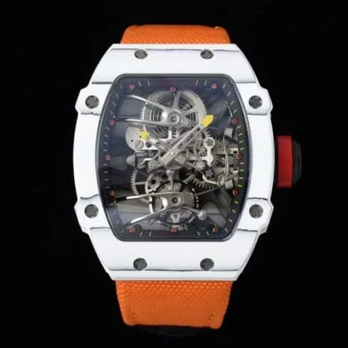 collectible Richard Mille RM 27-02 men's sports tourbillon watch movement diagram