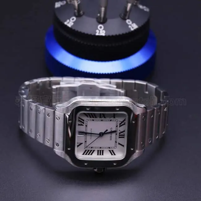 Cartier Santos watchgf factory review front view