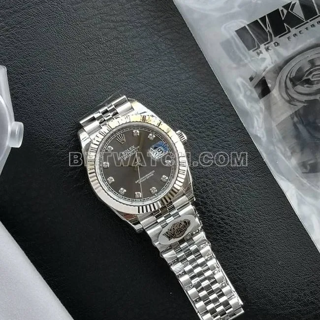 collectible watch WKD factory Datejust Rolex 41mm gray dial 126331 front actual photo