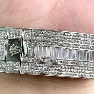 top-tier watch Rolex Submariner type men's green dialsteel bracelet fully automatic movement watch clasp picture