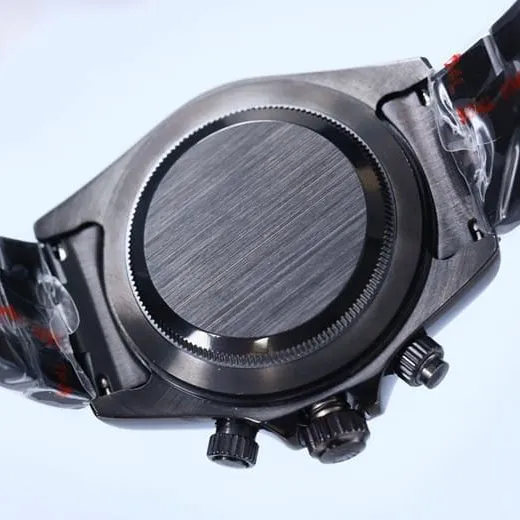 Rolextop-tier watch men's black dial black belt fully automatic movementsteel bracelet side view