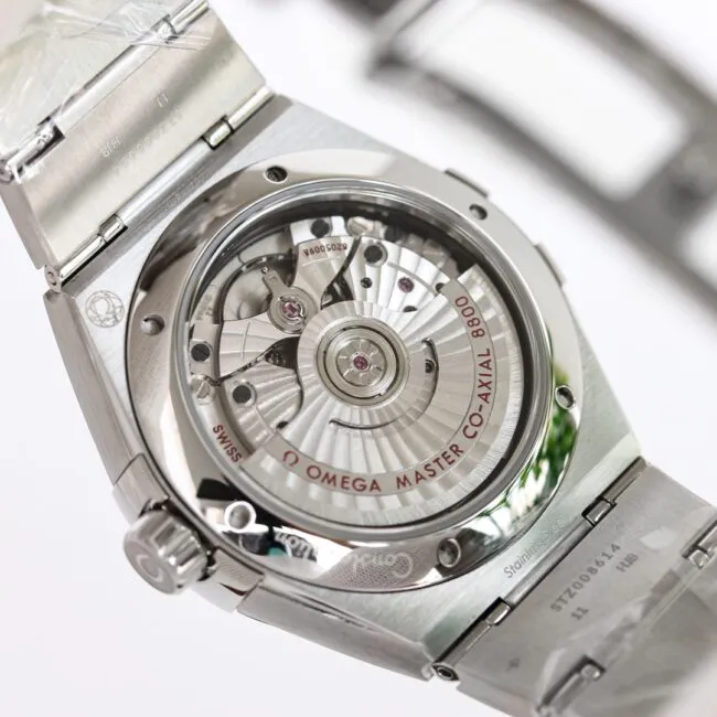 top-tiersuper cloneOmegaOR factory OEM new product 39mm Constellation series stainless steel watch side view