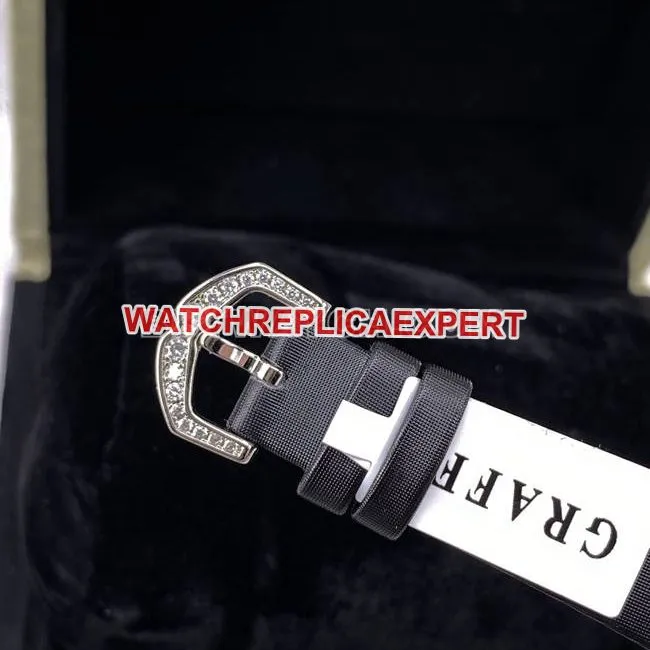 1:1replica watch Graf VCA factory sapphire crystaldiamond33mmquartz movementfront live photo