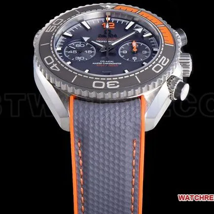 collectible watch N1 factory SeamasterOmega 600m gray plate rubber braceletfront live photo