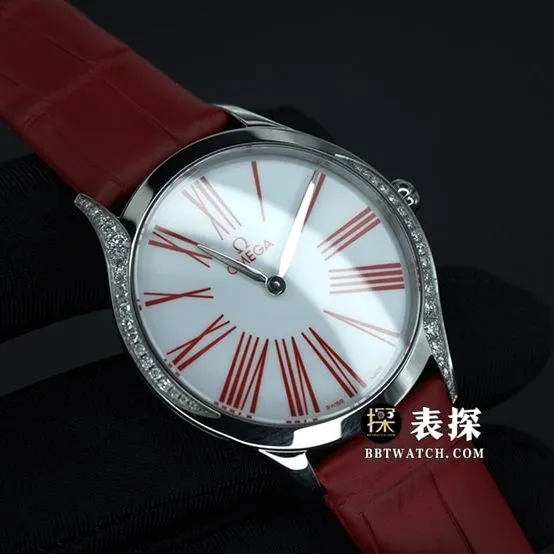Omega Diefei top-tier watch women's white dialleather strap model pictures and prices clasplive photos