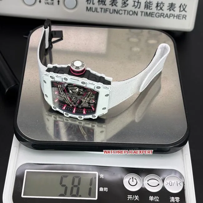 top-tier watch RM 38-02 hollow dialtourbillon mechanical front live photo