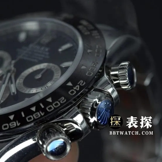BT factory Rolex Daytona watch black dialsteel bracelet pictures and prices side live photo