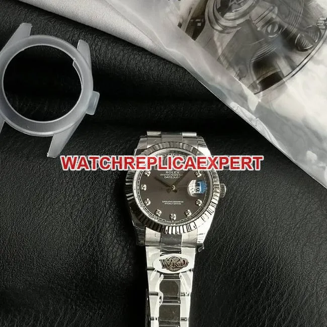 collectible watch WKD factory Datejust Rolex 41mm gray dial 126331 front actual photo