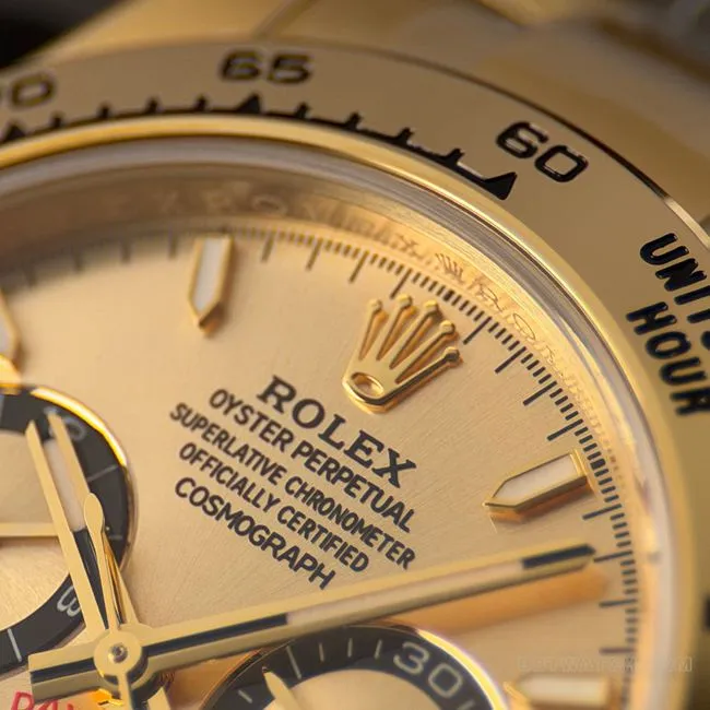 CBD Factory 1:1replica watch DaytonaRolex gold plate gold steel bracelet4131caseback live photo