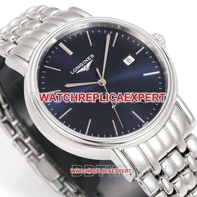 Longines watch XC factory elegant 40mm blue dialL888mechanical movementsteel bracelet model braceletlive photos