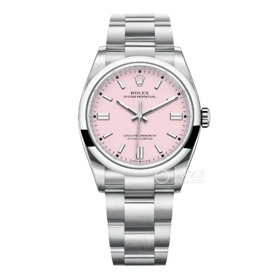 C factory Rolex Oyster Perpetual super A 36mm candy pink disk m126000-0008 side actual photo