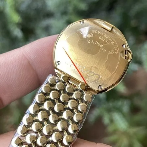 top-tier replicahigh-quality watch Cartier women's white dialsteel braceletBallon Blanc de Cartier series quartz watch side view