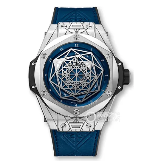 WWF BIG BANG Hublot watch with Deep blue dial rubber strap 415.NX.7179.VR.MXM18