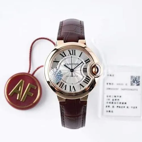 AF FactoryCartiertop-tier blue balloon ladies' watch33dial fully automatic movement watch front view