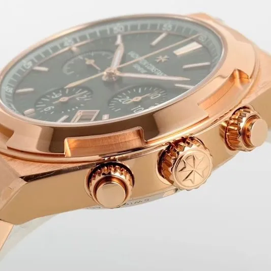 Vacheron Constantintop-tier watch green dial Zonghengsihai V3 upgraded version 41mmrubber straprose gold4