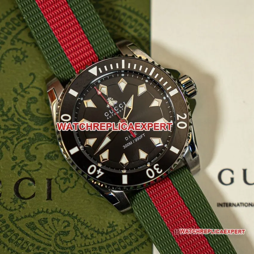 Gucci 1:1super clone2024 new black dialYA136349braceletlive photos