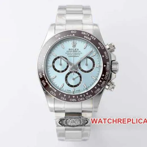 CleanRolexDaytona1:1super Ice Landi 4131steel bracelet model 126506side live photo