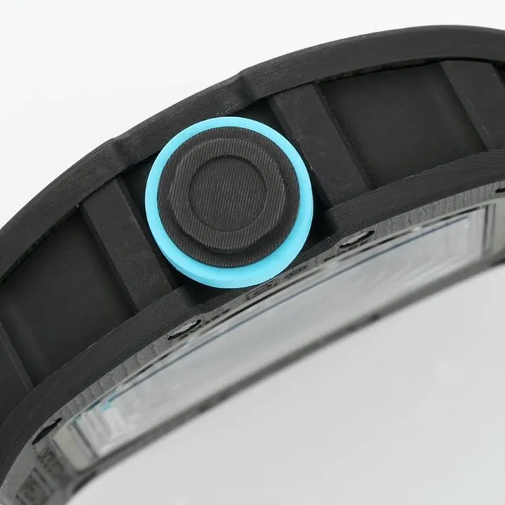 APSRichard Milletop-tier 1:1high-quality carbon fiber case white rubber model RM055clasplive photos