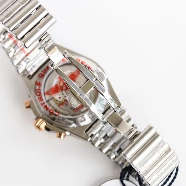 top-tier replicaBreitlinghigh-quality bullet chainAsia-7750movement42mm white dialsteel bracelet men's clasp picture
