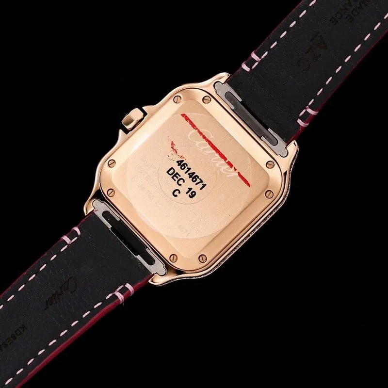 Cartier Santos watch medium model watch side view