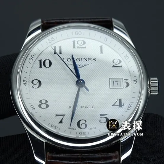kL factory Longines famous craftsman top-tier watch men's 3-digit date display white dialleather strap model pictures and prices side live photo