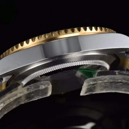 Side view of the full range of high-quality V9Rolex indirect black dialGMT-MasterGMT watches from major manufacturers
