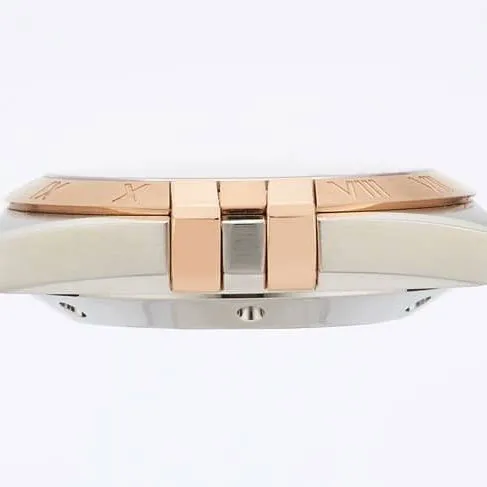 TW factory Omegatop-tier watch constellation series 39mm men's blue dial blue band automatic movement watch side view