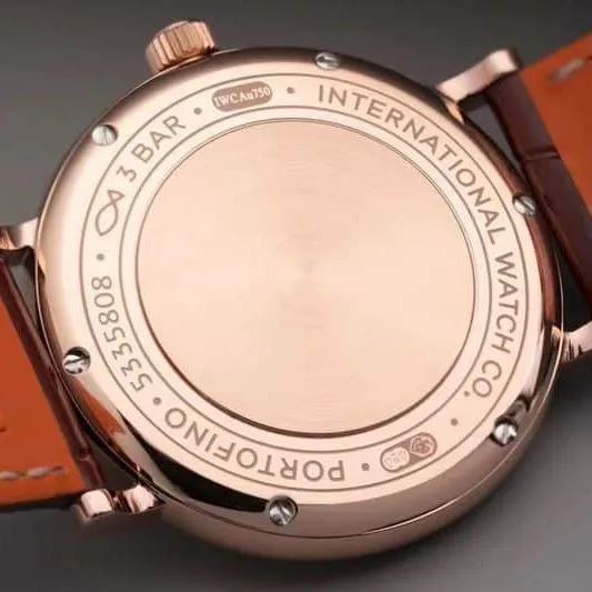 Side view of IWCsuper top-tierladies' watch, Portofino top-tierladies' watch for women