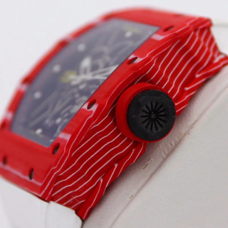 Richard Milletop-tierhigh-quality watch men's blue dialrubber strap mechanical watch movement picture