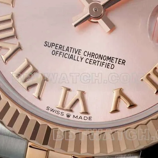 ARF FactoryRolex log 1:1top-tier replicarose gold disc 31mm gold five-lattice chain link 278271side live photo