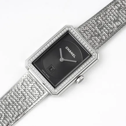 top-tier replicaChanel women's black dialsteel braceletBOY·FRIEND series hand clasp picture
