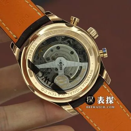 APS factory Portuguese Universal collectible watches silver white panda disk mechanical strap models IW390301