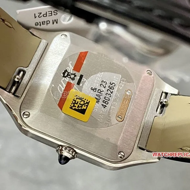 F1 factory Cartier Santos 1:1super clonesilver dialrose gold circle trumpet W2SA0012braceletlive photos