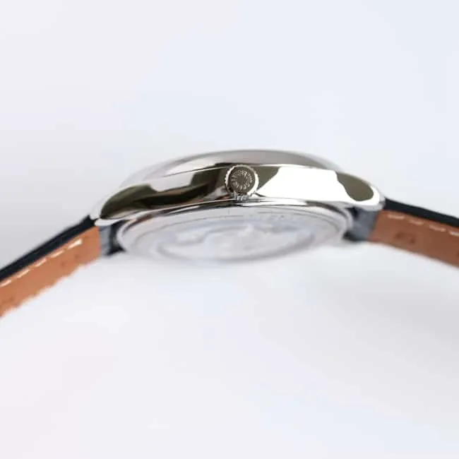 GF Factorytop-tier watch Longines automatic movementleather strap famous series moon phase 42mm men's watch detail shots